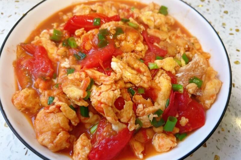 Chinese Tomato Egg Stir-Fry